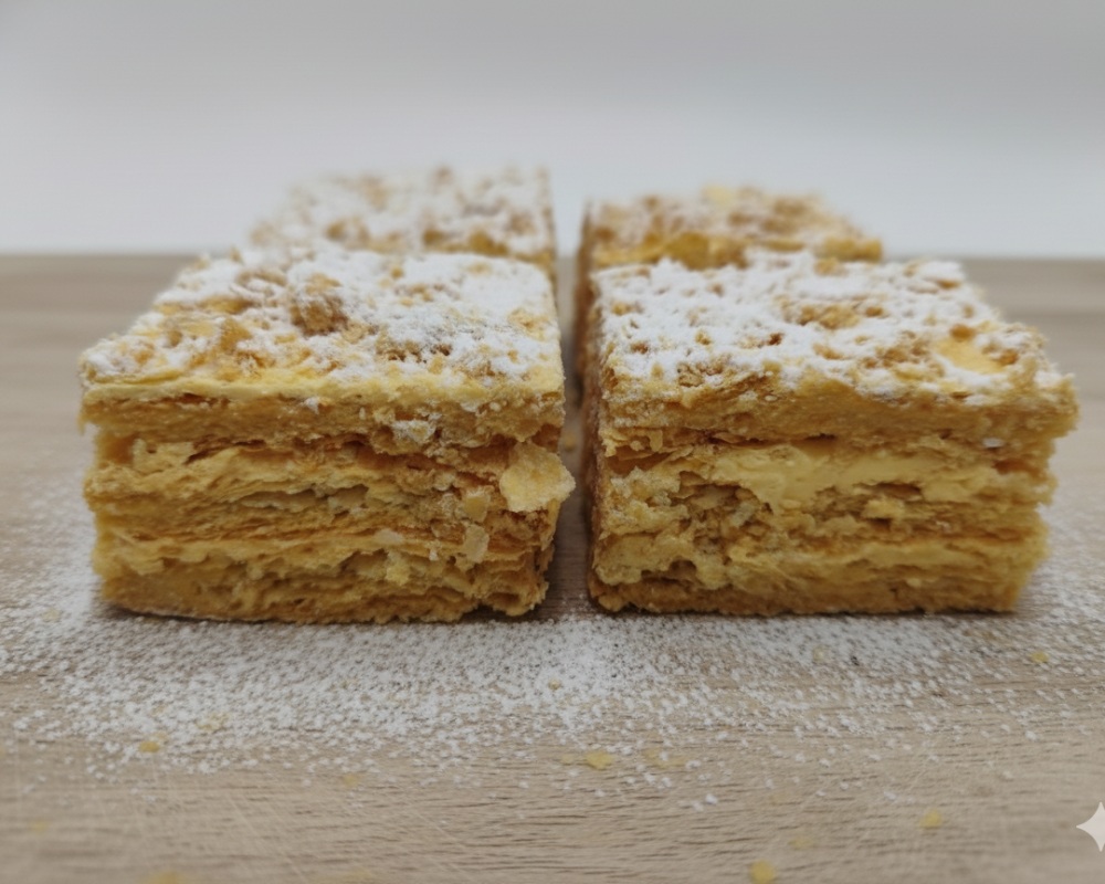 tarta de hojaldre milhojas con mantequilla 4und - Imagen 3