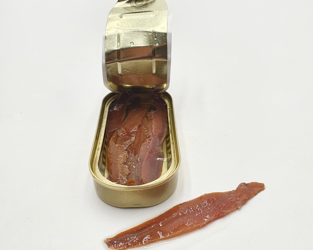 Octavillo de anchoas de primavera del Cantábrico en aceite de oliva 3und