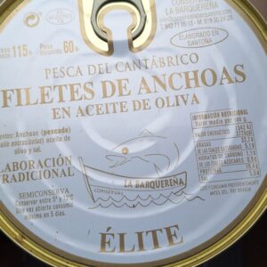 Anchoas del Cantábrico selección – filetes escogidos en aceite de oliva 60g